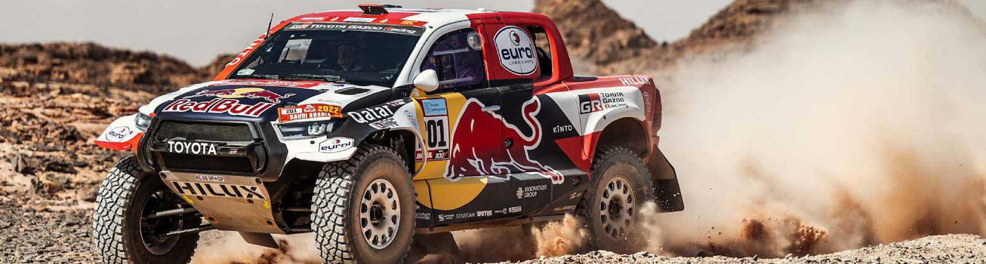 Изображение на странице НАССЕР АЛЬ-АТТИЯ ЗА РУЛЕМ TOYOTA HILUX СТАЛ ПОБЕДИТЕЛЕМ РАЛЛИ-РЕЙДА «ДАКАР-2022» Тойота Центр Тула